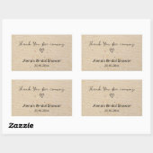 ありがとう どういたしまして おめでとうございます 長方形シール (シート)