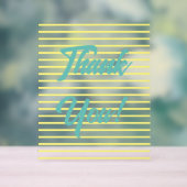 ありがとう アクリルサイン (ニュートラル)