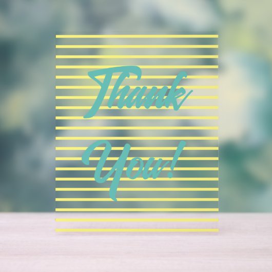 ありがとう アクリルサイン (ニュートラル)