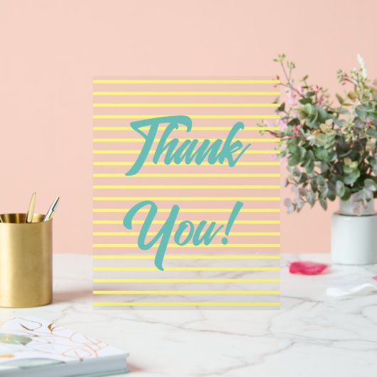 ありがとう アクリルサイン (ウェディング)