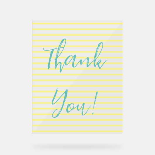 ありがとう アクリルサイン (正面)