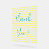 ありがとう アクリルサイン (傾斜)