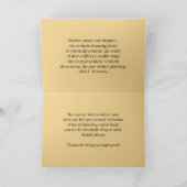 ありがとう、アップル先生カード サンキューカード (内部)