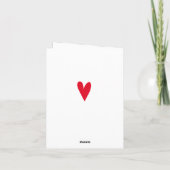 ありがとう、イエスって言ってくれて！ユーモア溢れる母の日の名言 カード (裏面)