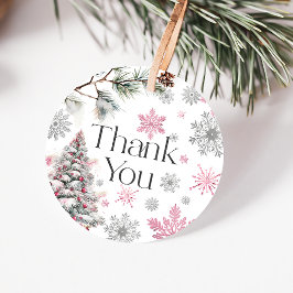 ありがとう ウィンターワンダーランド ピンク フェイバータグ