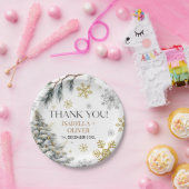 ありがとう ウィンター ペーパープレート (パーティー)