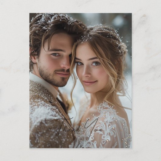 ありがとう、カスタム写真 ポストカード (正面)