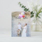 ありがとう、カスタム写真 ポストカード (スタンド正面)