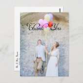 ありがとう、カスタム写真 ポストカード (正面/裏面)