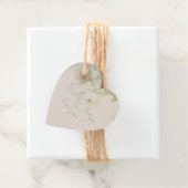 「ありがとう!」 カップルの名結婚前牡丹 フェイバータグ (インサイチュ)