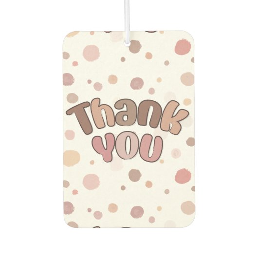 ありがとう カーエアーフレッシュナー (正面)