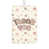 ありがとう カーエアーフレッシュナー (裏面)