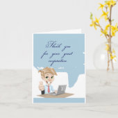 ありがとう カード (黄色い花)