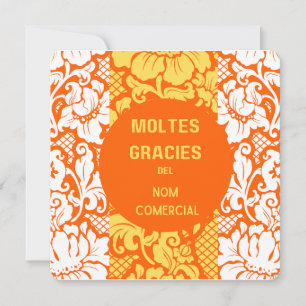 "ありがとう"カード – "moltes grances"-デザイン2 サンキューカード