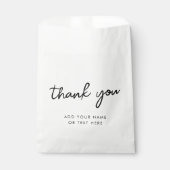ありがとう ギフトバッグ | ミニマル タイポグラフィ ありがとう フェイバーバッグ (正面)