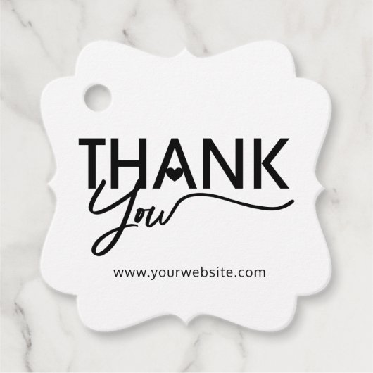 ありがとう，ギフトラベル，ラベル，ビジネス包装 フェイバータグ (正面)