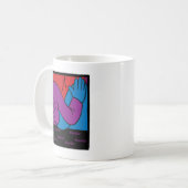 「ありがとう」クラシックホワイトコーヒーマグ コーヒーマグカップ (正面左)