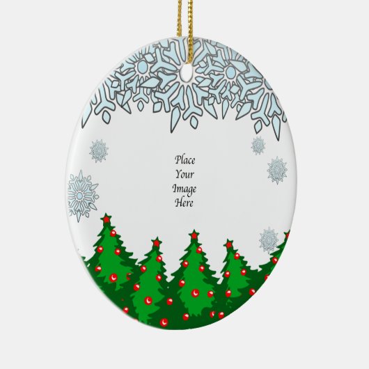 ありがとう! クリスマスツリーのオーナメント セラミックオーナメント (右)