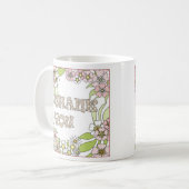 ありがとう コーヒーマグカップ (正面左)