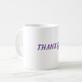 ありがとう コーヒーマグカップ (正面左)