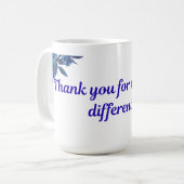 ありがとう コーヒーマグカップ (正面左)