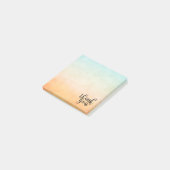 ありがとう ゴールド ラブ ハート ウォーターカラー ポストイット (アングル)