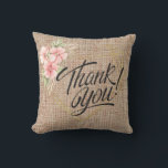 ありがとう サイザルプリント クッション<br><div class="desc">サイザルプリント デザイン</div>