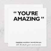 ありがとう! サンキューカード (正面/裏面)