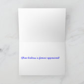 ありがとう サンキューカード (内部)