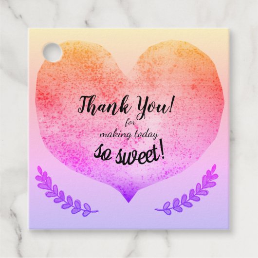 ありがとう シャイニー ハート フェイバータグ (正面)