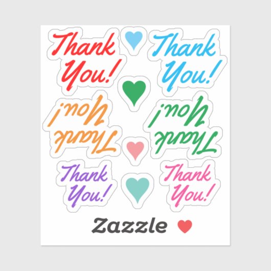 「ありがとう！」 シール (シート)