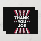 ありがとう、ジョー・バイデン大統領 ポストカード (正面/裏面)