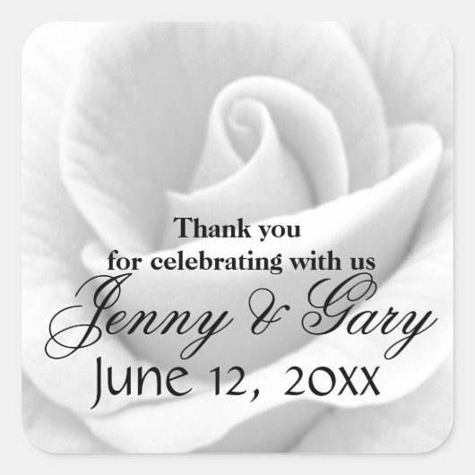 ありがとう スクエアシール (正面)