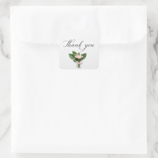 ありがとう スクエアシール (バッグ)