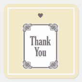ありがとう スクエアシール (正面)