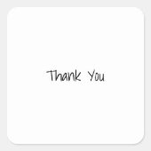ありがとう スクエアシール (正面)