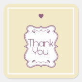 ありがとう スクエアシール (正面)