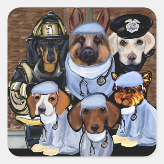 ありがとう スクエアシール (正面)