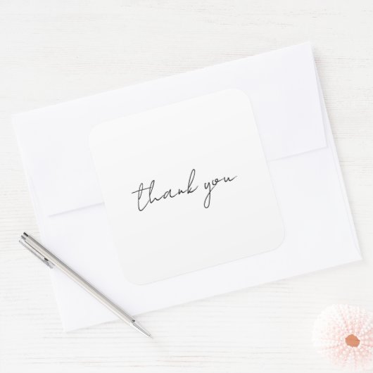 ありがとう スクエアシール (封筒)