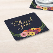 ありがとう スクエアペーパーコースター (アングル)