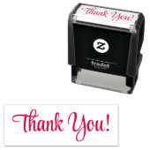 ありがとう!スクリプト文字またはメッセージ セルフインキングスタンプ (インサイチュ)