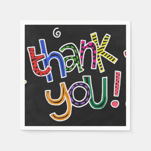 ありがとう スタンダードカクテルナプキン (正面)