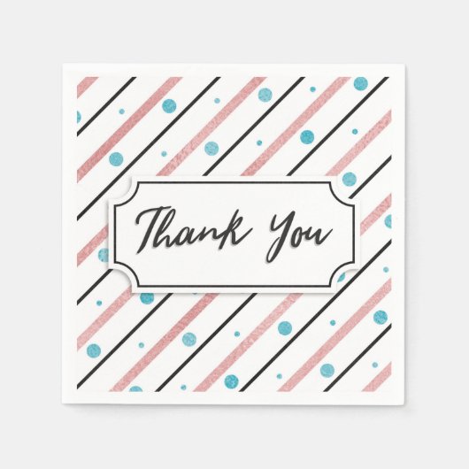 ありがとう スタンダードカクテルナプキン (正面)