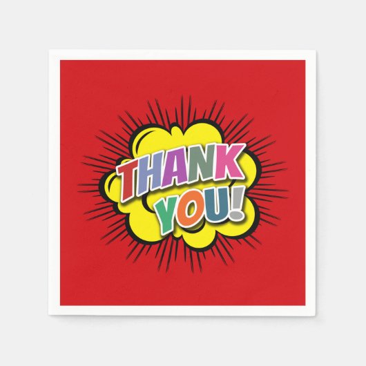 ありがとう スタンダードカクテルナプキン (正面)