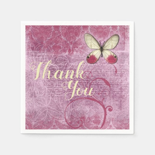 ありがとう スタンダードカクテルナプキン (正面)