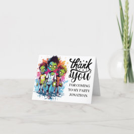 ありがとう ゾンビの衣装 子供用 サンキューカード