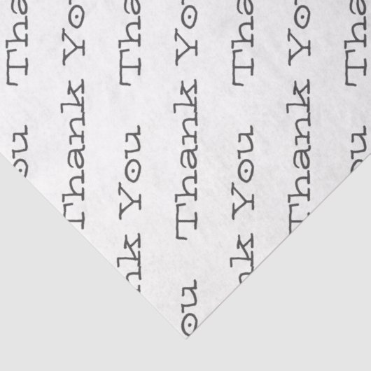 ありがとう タイポグラフィ モダン ミニマル かわいい 薄葉紙 (詳細)