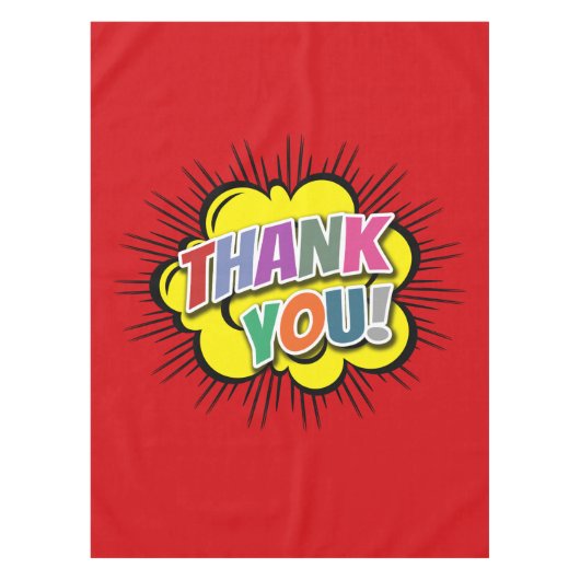 ありがとう テーブルクロス (正面)