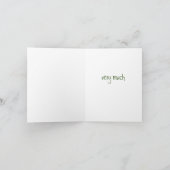 ありがとう デイジーガーデンフラワー サンキューカード (内部)