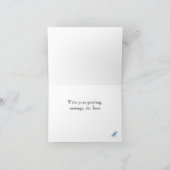 ありがとう！トンボの挨拶状 カード (内部)